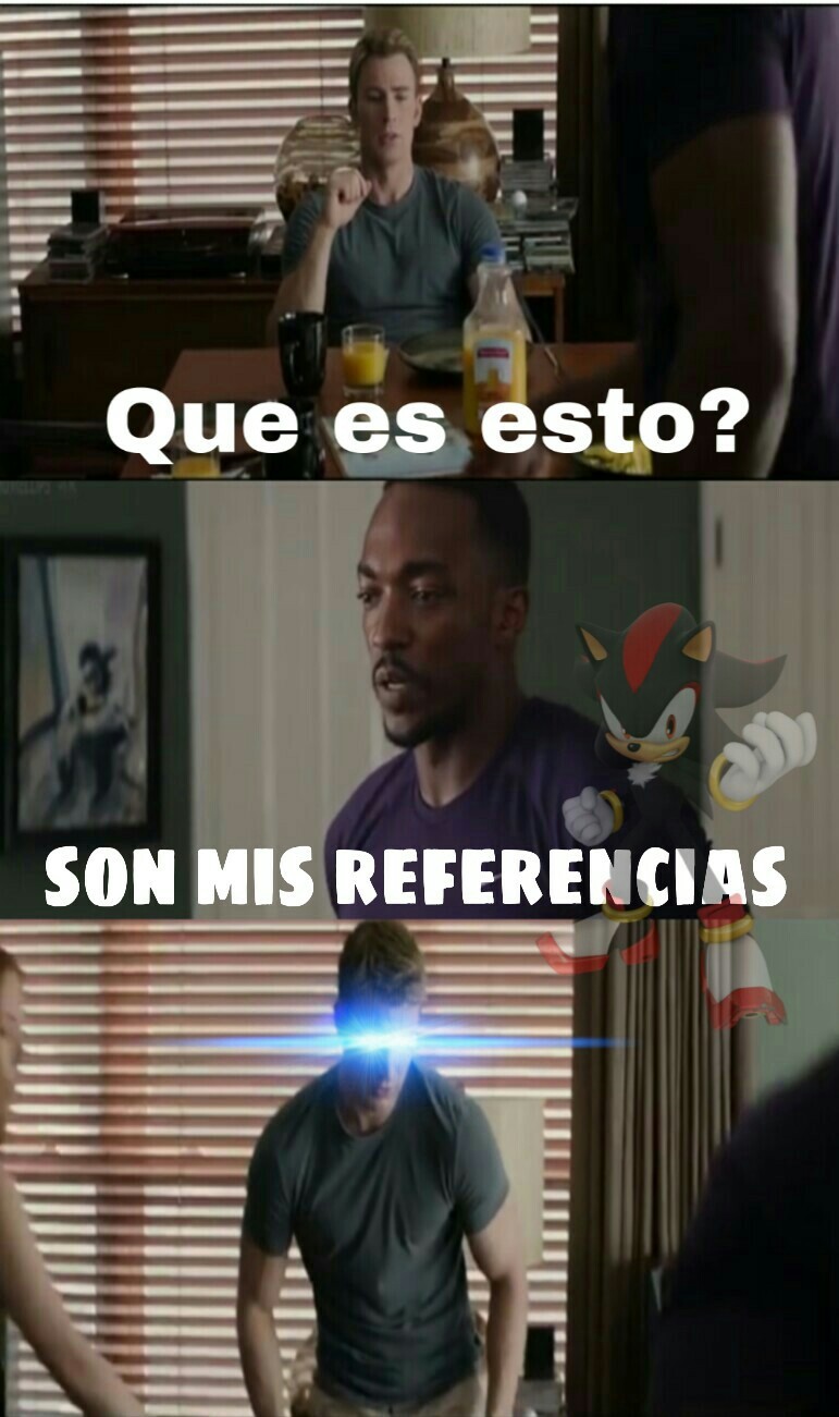 Capitan referencias y su alcon - meme