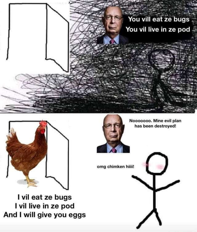 Chad chicken - meme
