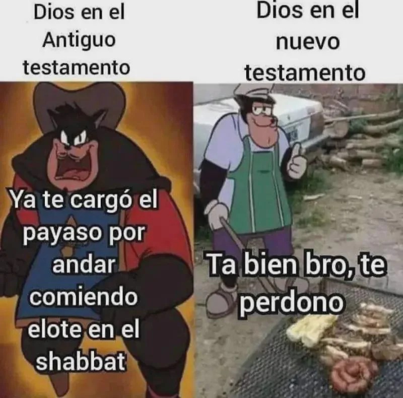 Dios se hizo como el gordo mamón (Steven) - meme