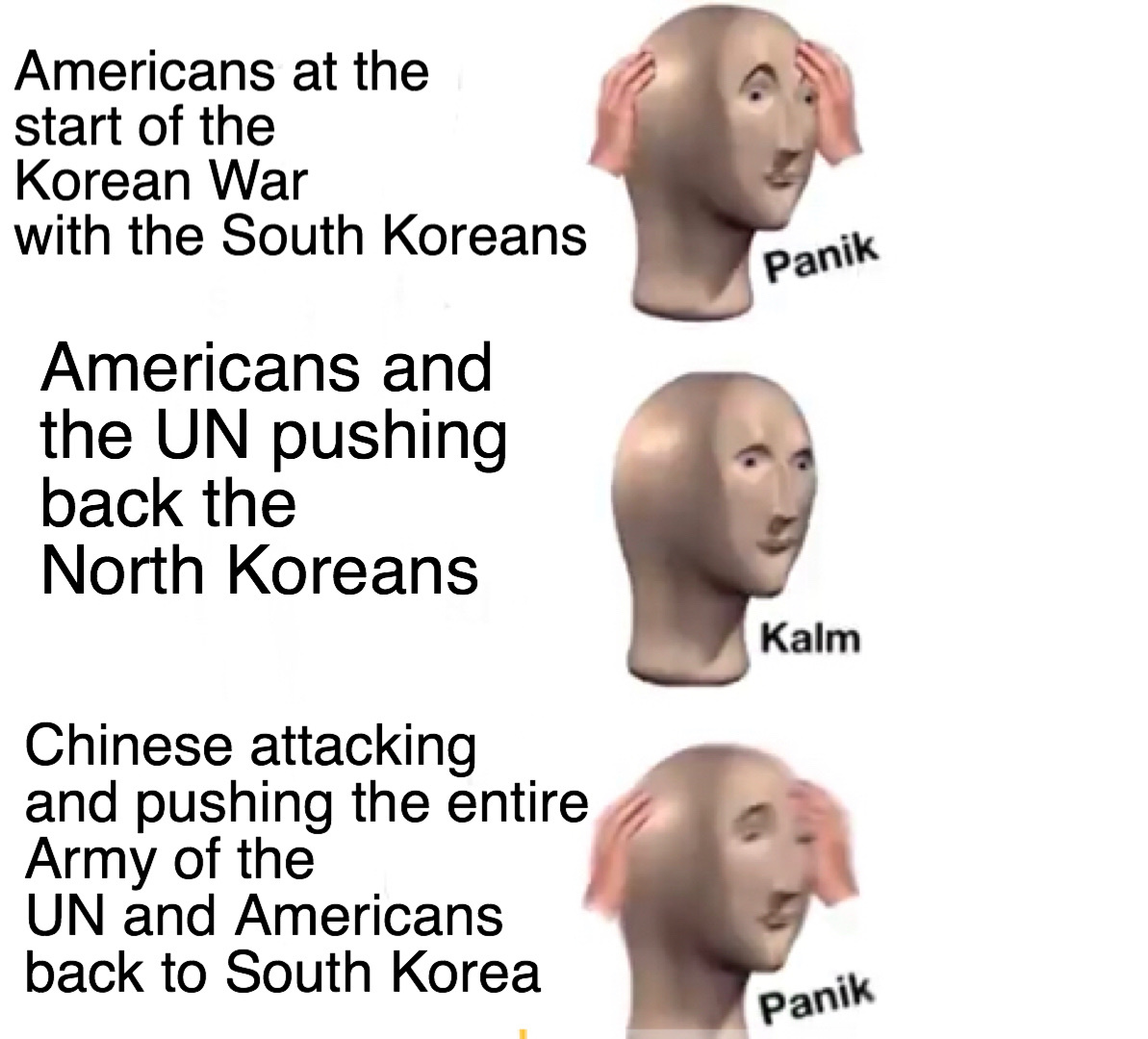 Korea war - meme