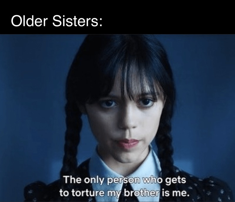 Sisters be like - meme