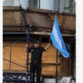 Policía Argentina sumandose a la celebración