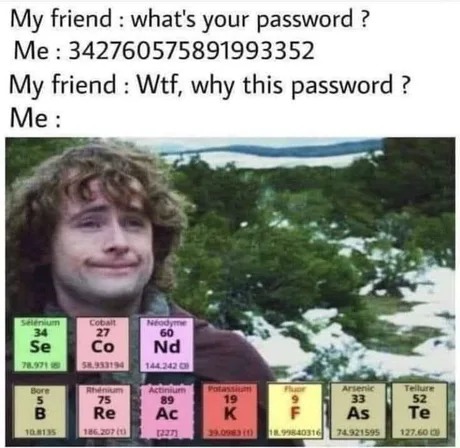 lotr password - meme