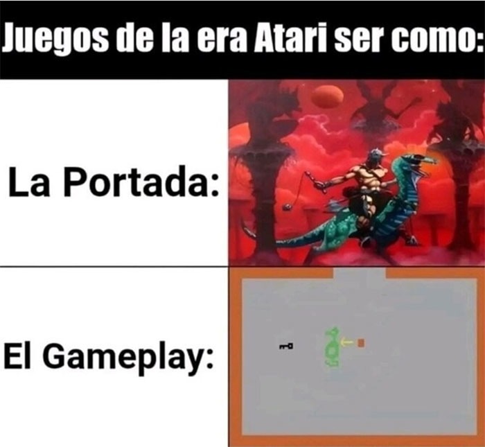 Juegos de atari: - meme