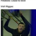 Ye feckin cunt of a potato