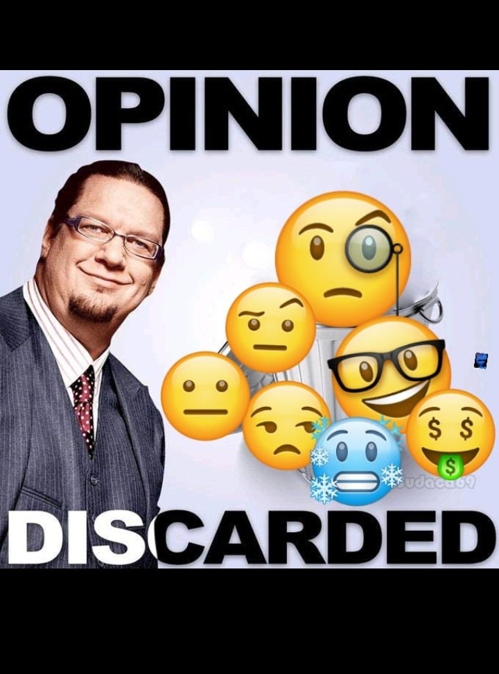Estos emojis = opinión descartada - meme