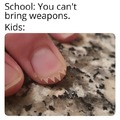 Dangerous nails