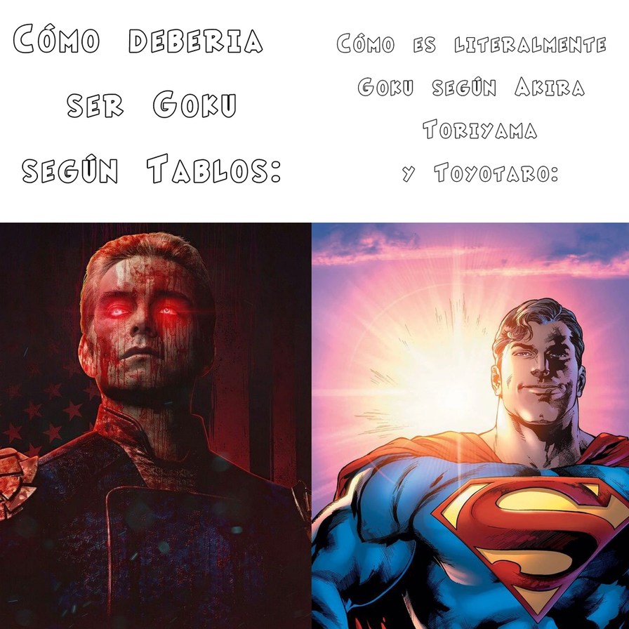 Por eso consideran a Goku como un héroe, mil respetos a Akira Toriyama y Toyotaro (Supongo que Tablos no vio el Dragon Ball original) - meme