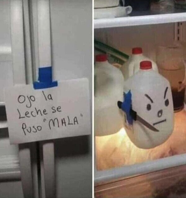 La leche malandra no existe - meme