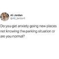 Spends more time thinking about parking than it does to drive there