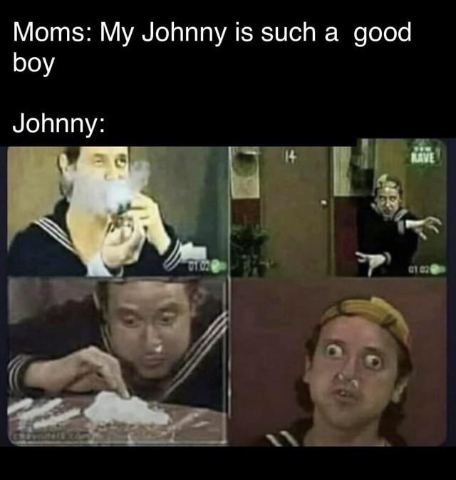 Johnny is a good boy - meme