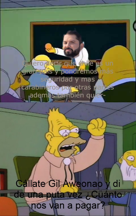 y aun el gil no da respuesta - meme