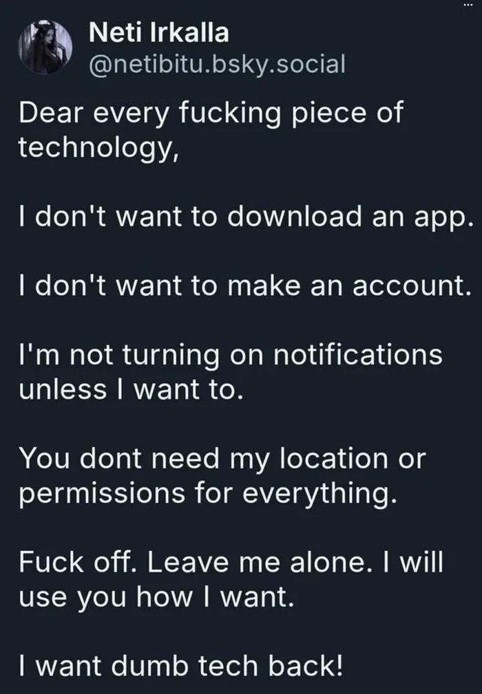 Make Tech Simple Again - meme