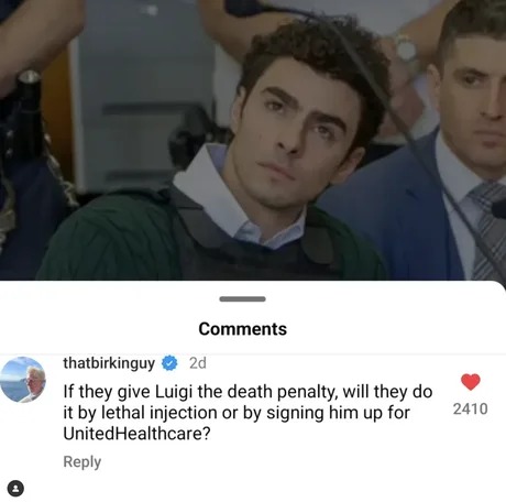 Luigi death penalty meme