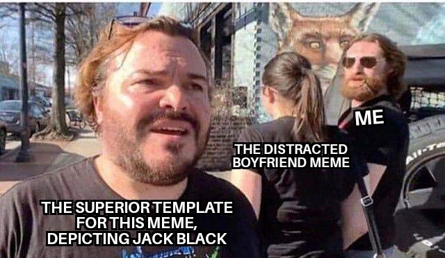 Jack Black is back - meme