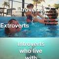 Introverts who live with families