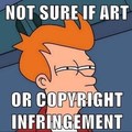 not sur if art or copyright infringement
