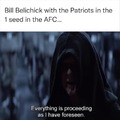 I actually like Bill Belichick, the criminal genius, the "Lex Luthor" of the NFL.