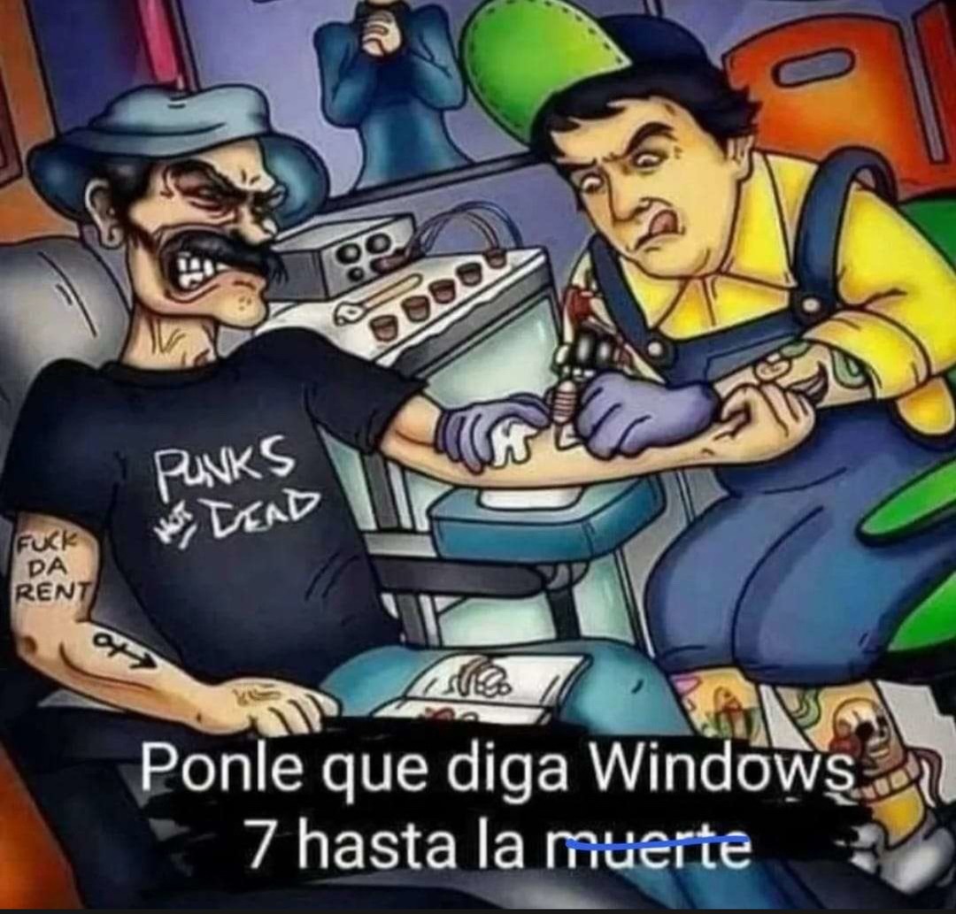 el windows más GOD sin discusión - meme