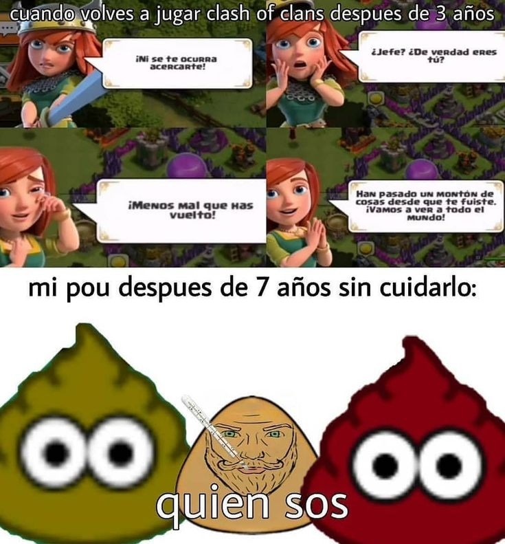 El 70% de la población dejo a su Pou más de 7 años atras - meme