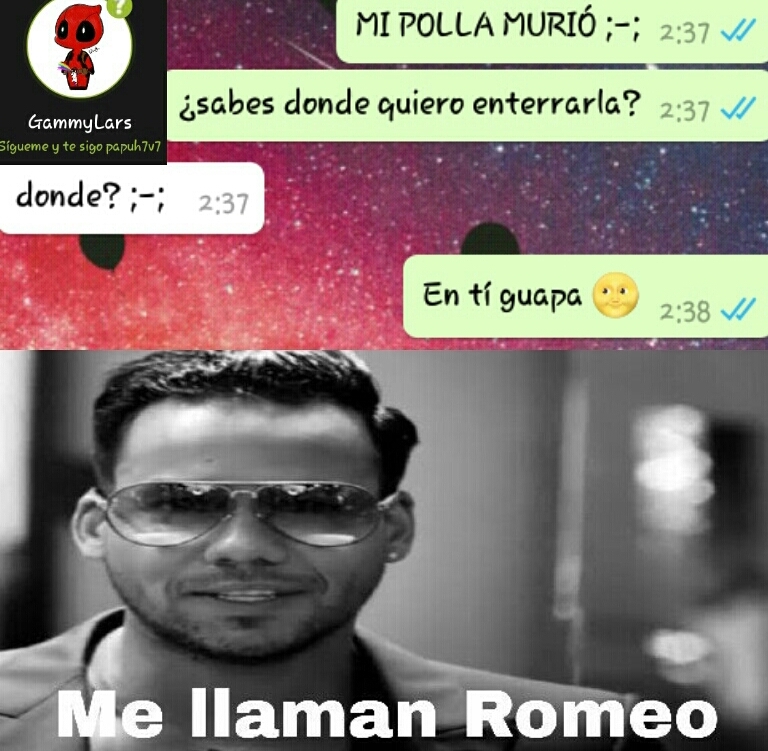Top memes de Me Llaman Romeo en español :) Memedroid