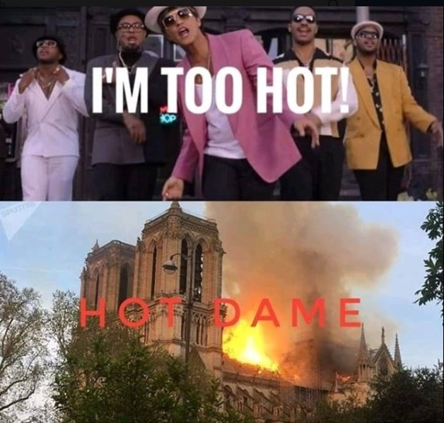 Called the police and the fireman I'm too hot - meme