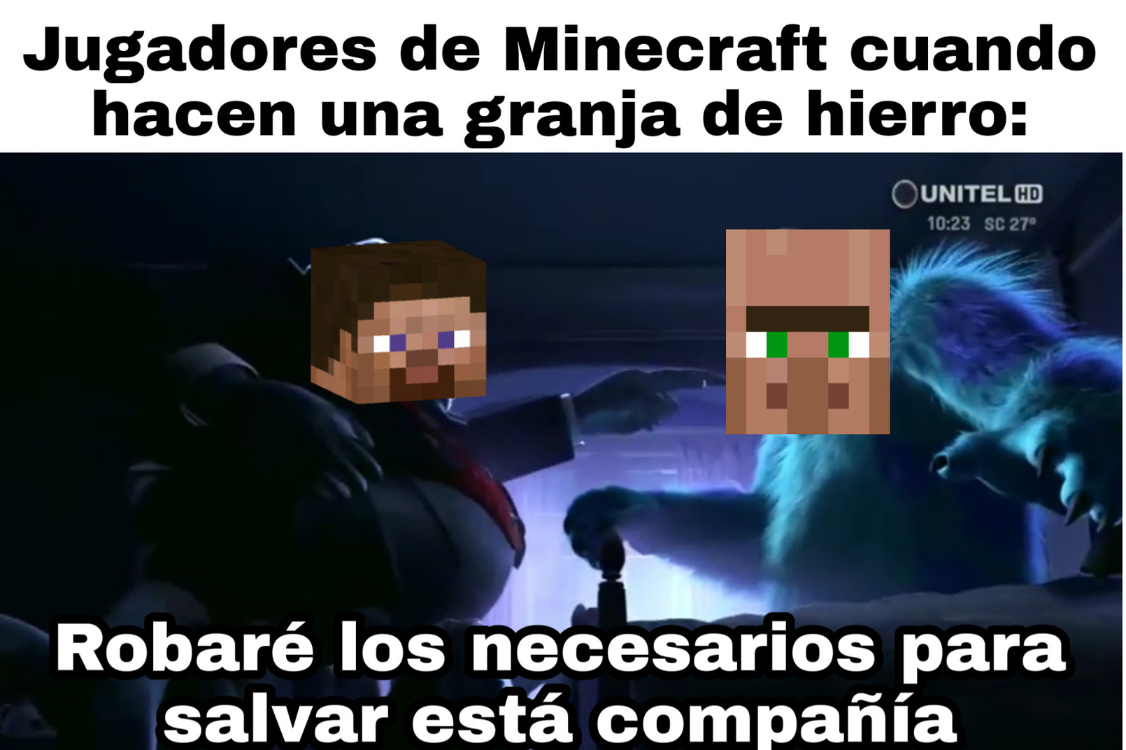 MEMES MINECRAFT #001 - TEM ALGO DE ERRADO COM MEU MINE 