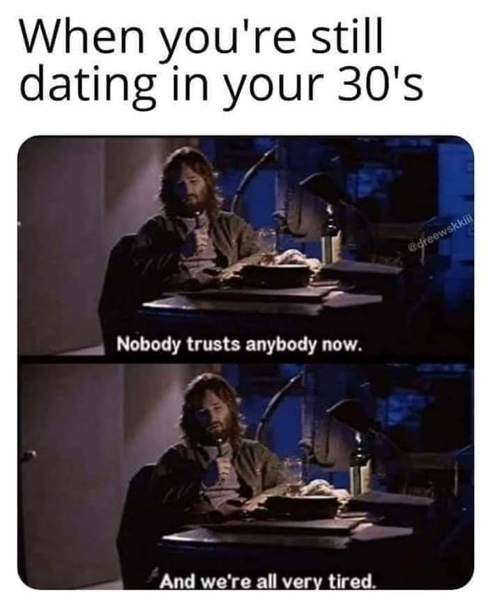 Stop being scared to date you sissies - meme
