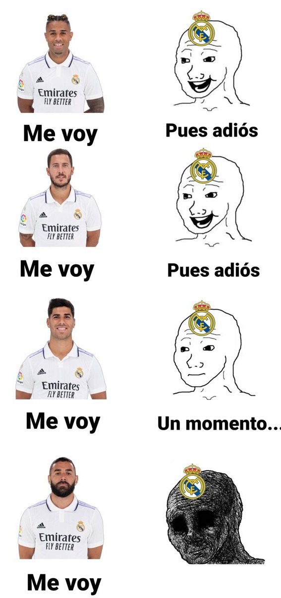 Adios a todos del Real Madrid - meme