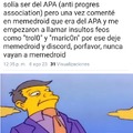 "los del APA no pueden ser tan patéticos" Carlos Martínez: hold my beer!