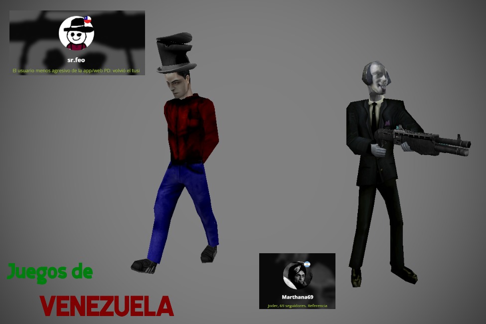 Juegos de venezuela, presentando al Sr Feo y a Marthana70 - meme