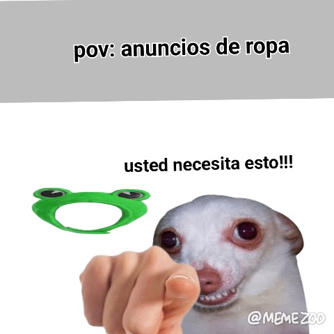 Anuncios de ropa - meme