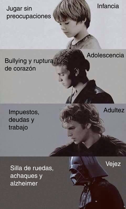 La cruda verdad de la vida - meme