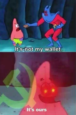 Our money our wallet - meme