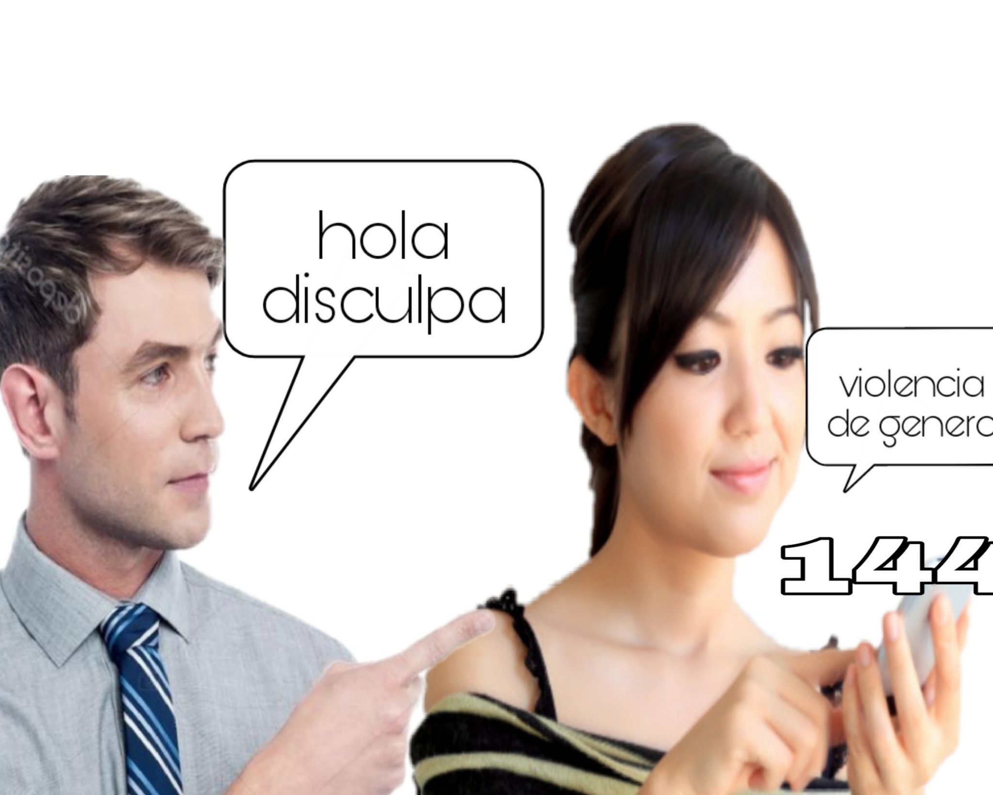Conversación entre hombre y mujer en Argentina - meme