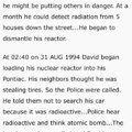 This boy built a nuclear reactor