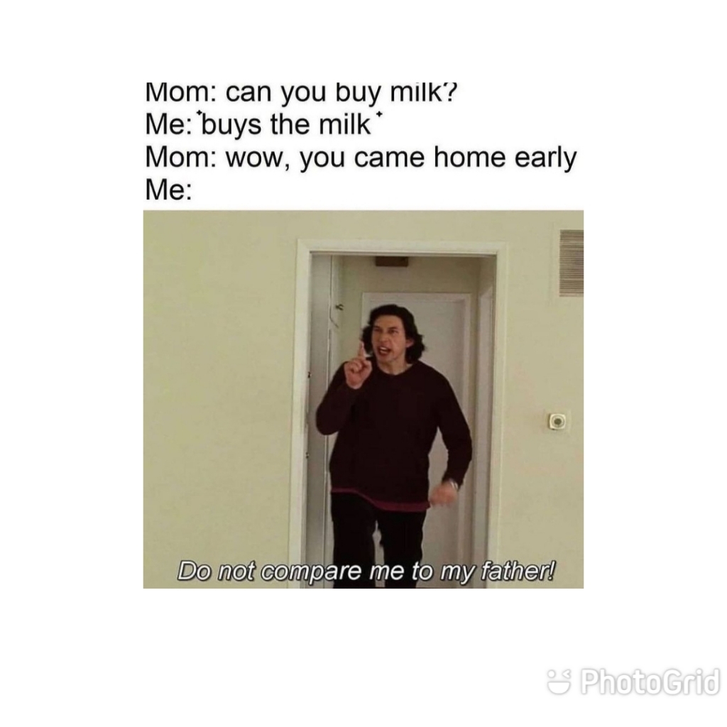 Eu soh queria o leitinho do pai - meme