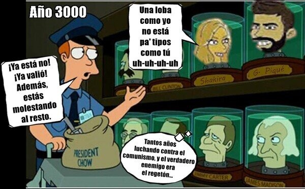 Shakira en el año 3000 - meme
