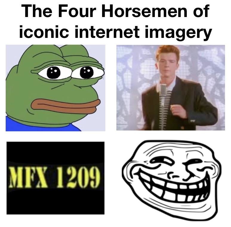 4 horsemen of iconic internet imagery - meme