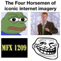 4 horsemen of iconic internet imagery