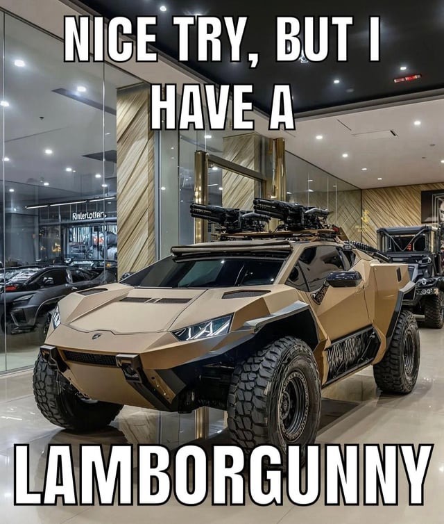 Lamborgunny - meme