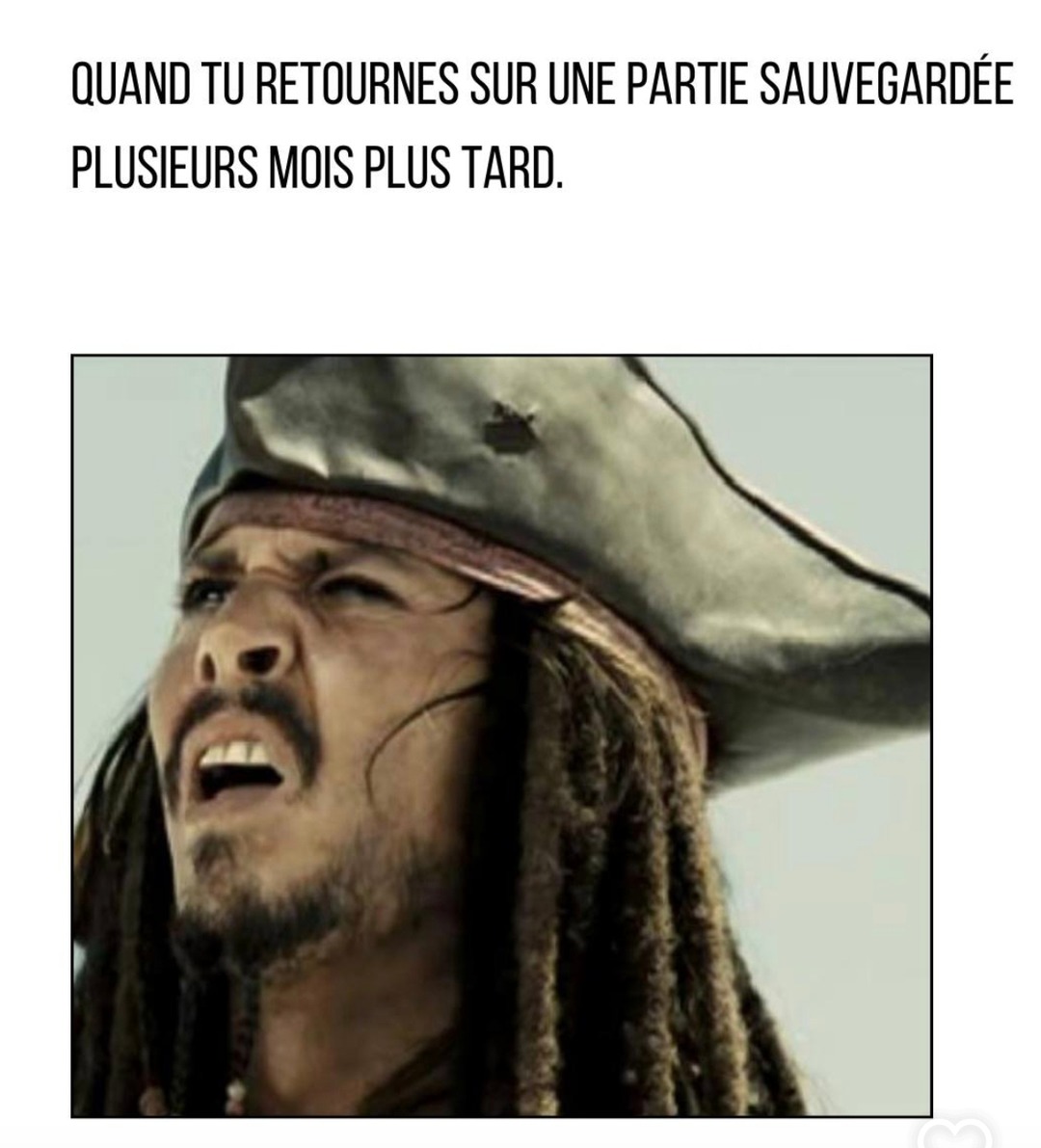Tu relances ta sauvegarde après 8 mois et t’as oublié comment sauter - meme