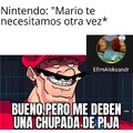 Nintendo explotando a Mario