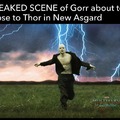 Leaked scene of Gorr in New Asgard