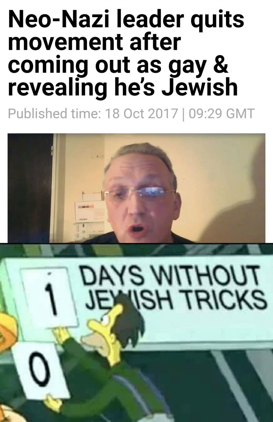 Jewish trickery - meme