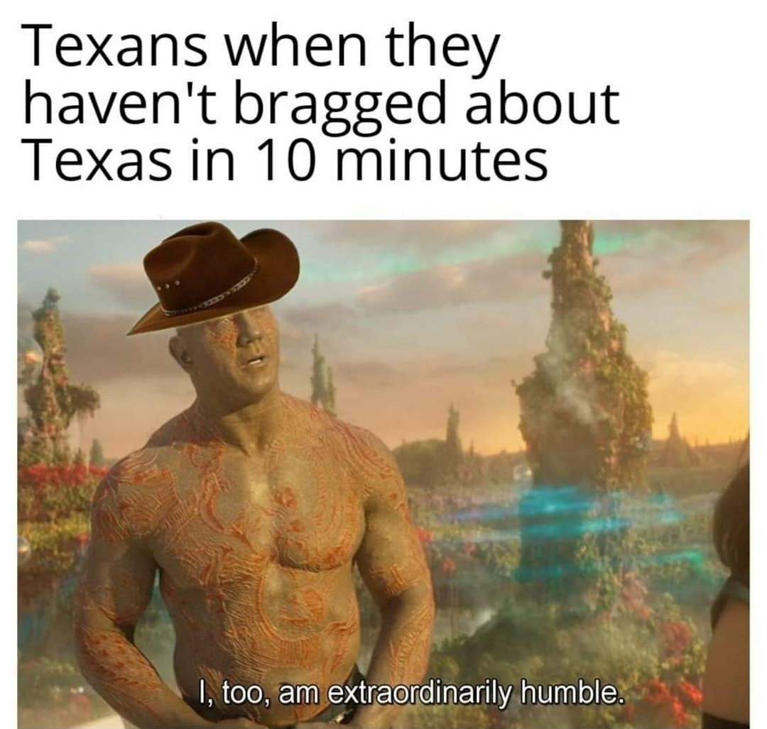 Texas sucks - meme