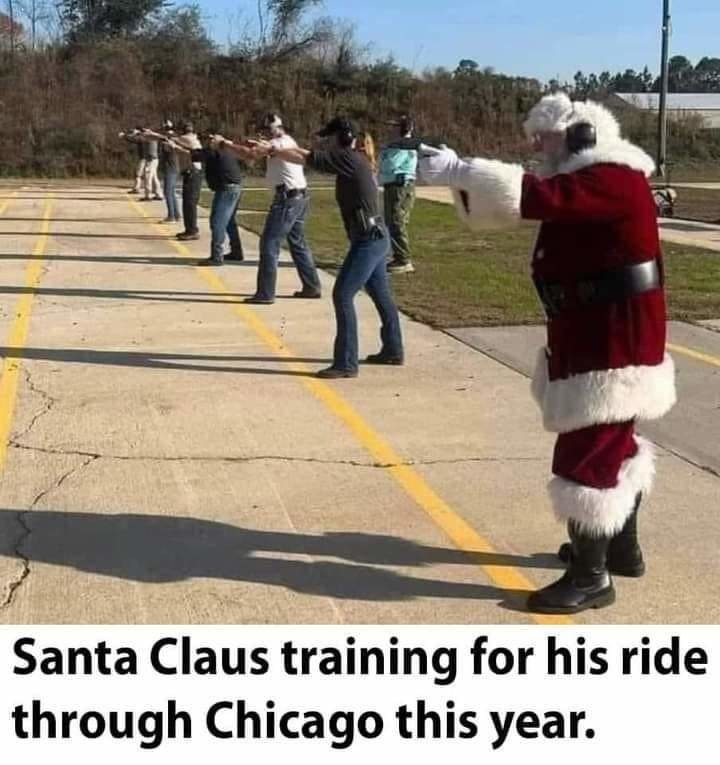 Santa Packin' - meme