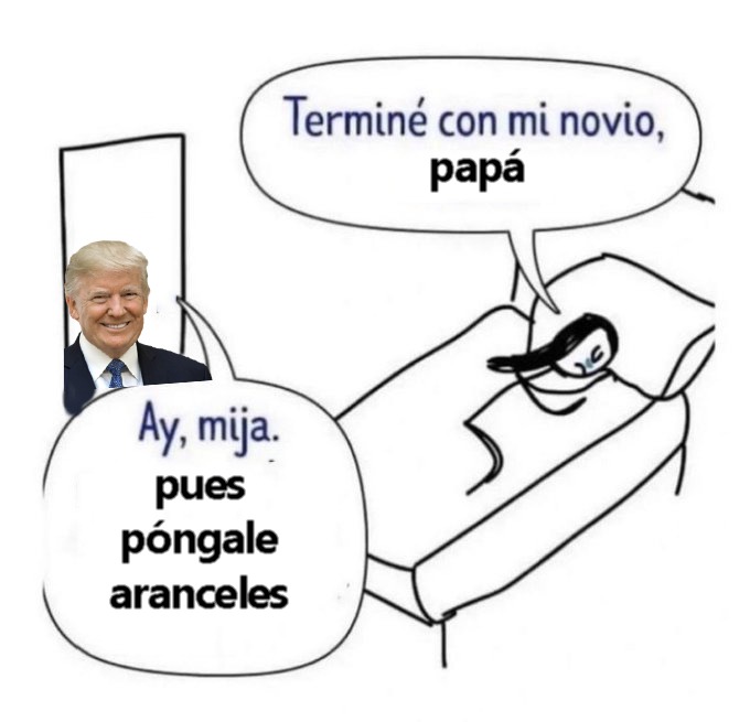 ante la duda, pongan aranceles - meme