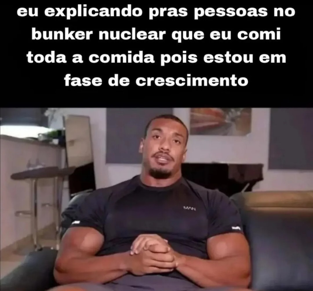 Tem que bater os macros e tals - meme
