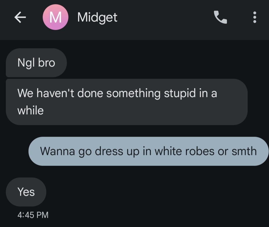 Average convo with bro - meme
